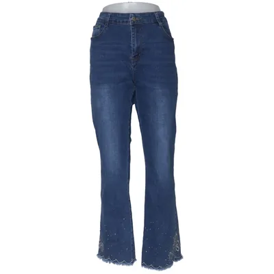 Jeans (Blå) fra Miss Good Bomuld, Elastan, Polyester, Viscose