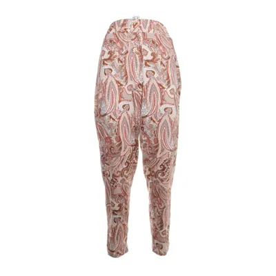 Broek (Meerkleurig, Roze) van Cream Elastaan, Viscose