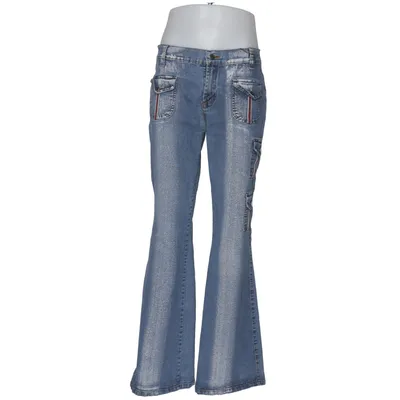 Jeans (Blå) från Pengqiu Bomull, Polyester