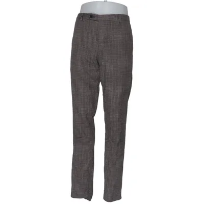 Kostuumbroek (Bruin, Grijs) van Finshley & Harding Katoen, Elastaan, Polyester, Viscose
