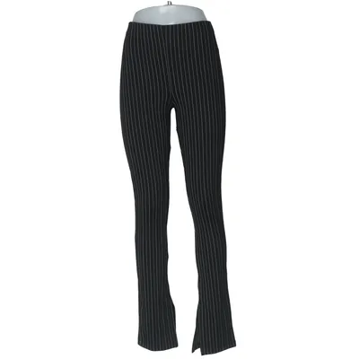 Stoffhose (Schwarz, Weiß) von Gina Tricot Elasthan, Polyester, Viskose
