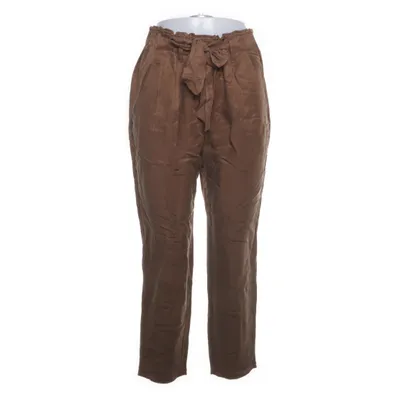 Broek (Bruin) van Yaya Women Cupro, Linnen, Tencel