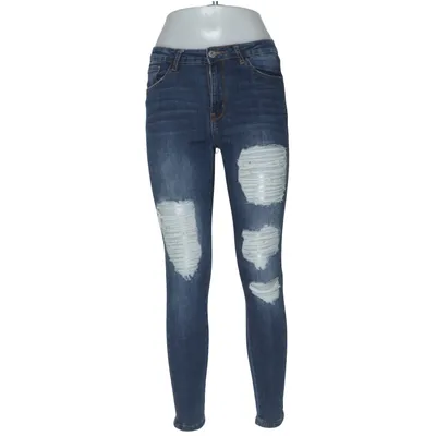 Jeans (Blue) from Hello Miss Cotton, Elastane, Polyester