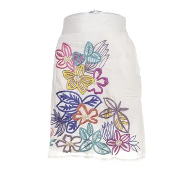 Skirt (Beige, Multicolored) from Uttam Boutique Cotton