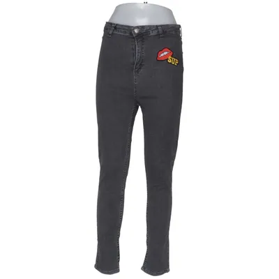 Jeans (Grå) från Nice Bomull, Elastan