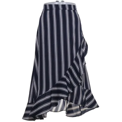 Maxi nederdel (Blå, Hvid) fra Seaside Polyester