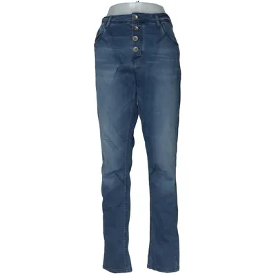 Jeans (Blå) från Denim Identity by Zizzi Bomull, Elastan, Polyester, Viskos