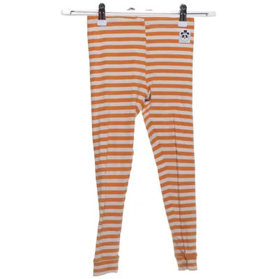 Leggings (Vit, Orange) från Mini Rodini Bomull, Elastan