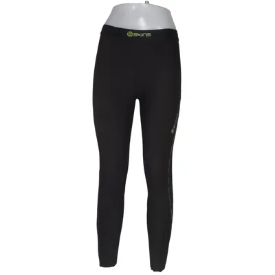 Collants de sport (Noir, Jaune) de Skins Élasthane, Polyamide