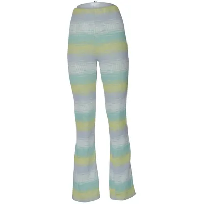 Palazzo broek (Groen, Geel, Grijs) van Gina Tricot Elastaan, Polyester, Viscose