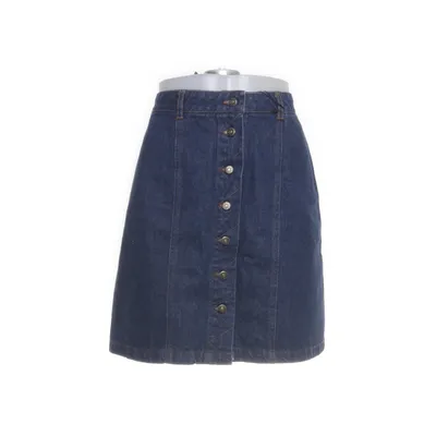Denim skirt (Blue) from Savann Cotton