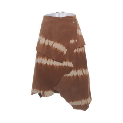 Läderkjol (Brun, Beige) från Lili le Rose Skinn