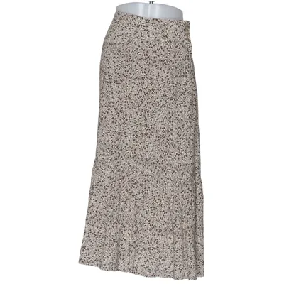 Långkjol (Beige, Brun) från Nygårdsanna Acetat, Viskos