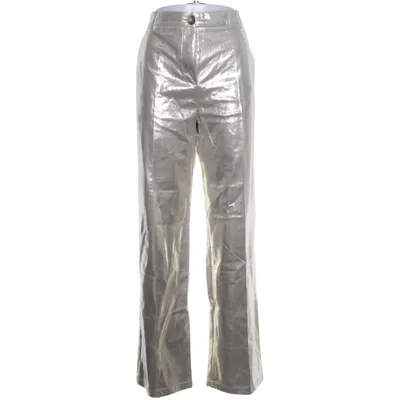 Pants (Gold) from Norah Elastane, Polyester