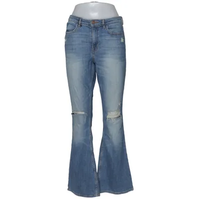 Spijkerbroek (Flare High Waist) van Divided by H&M Katoen, Elastaan