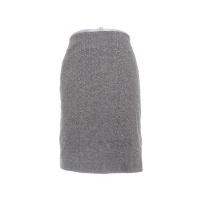 Rok (Zwart, Grijs) van Polarn O. Pyret Wol, Polyamide, Acetaat