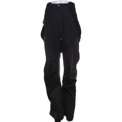Rain pants (Black) from Lundhags Cotton, Elastane, Nylon, Polyurethane, Recycled polyester
