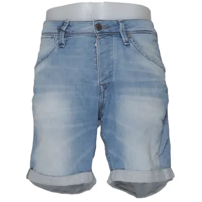 Jeansshorts (Blå) fra Jack & Jones Jeans Intelligence Bomuld, Elastan, Polyester