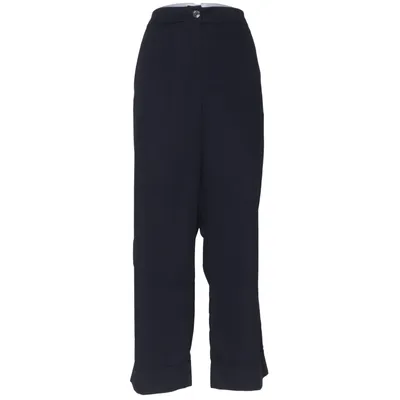 Pantalon (Noir) de Elena Miro Coton, Élasthane, Polyester