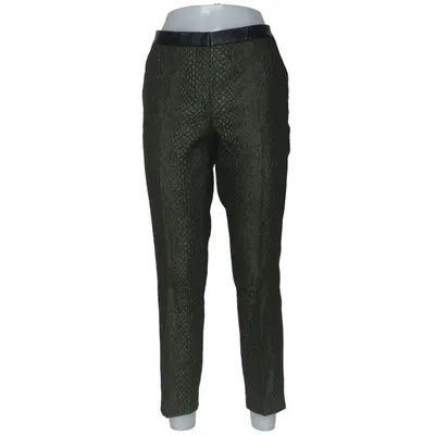 Pantalon (Vert, Noir) de Tibi Acétate, Acrylique, Élasthane, Cuir, Polyamide, Polyester