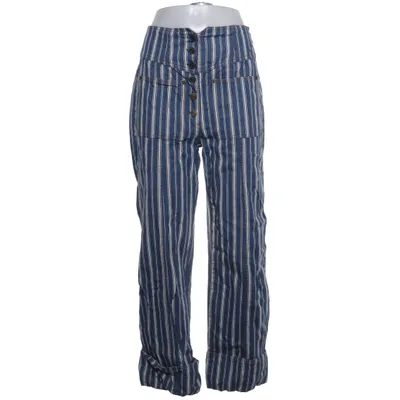 Pants (Blue, White) from Ulla Johnson Cotton