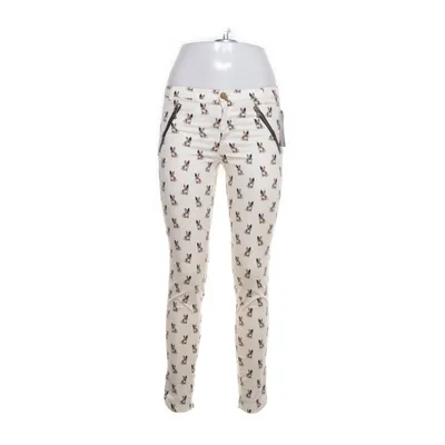 Pants (Beige, Multicolored) from Zara Trafaluc Collection Cotton, Elastane