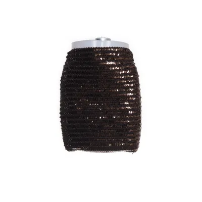Jupe (Marron) de Bik Bok Élasthane, Polyamide, Polyester