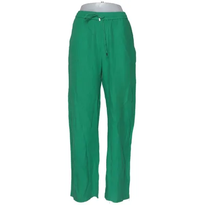 Pants (Green) from Zara Linen, Viscose