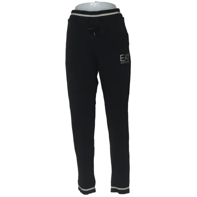 Joggingbroek (Zwart) van Emporio Armani Katoen, Elastaan, Metallvezel, Polyester