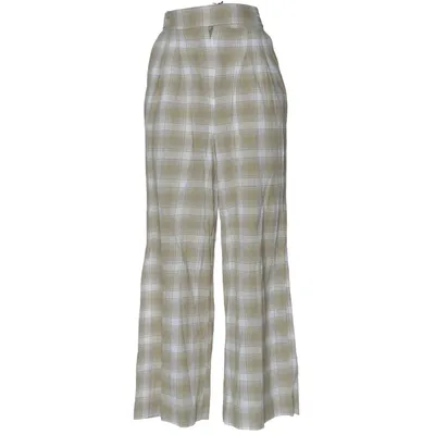 Palazzobyxor (Beige, Vit) från Moussy Bomull