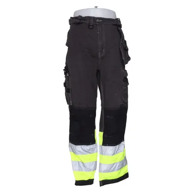 Werkbroek (Grijs, Zwart, Geel) van Egnared Workwear Katoen