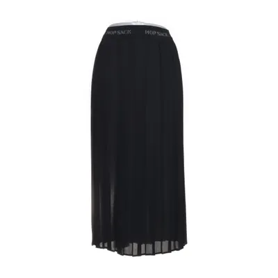 Långkjol (Svart) från Hopsack Polyester