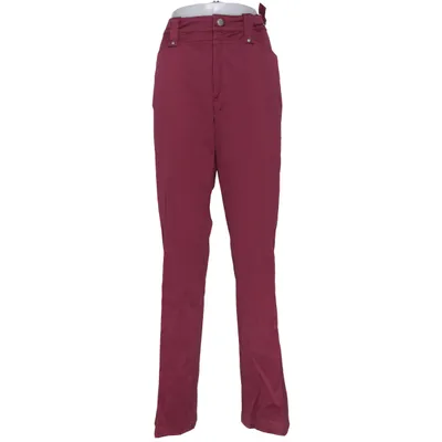 Pantalon (Rouge) de Lecomte Coton, Élasthane, Polyester