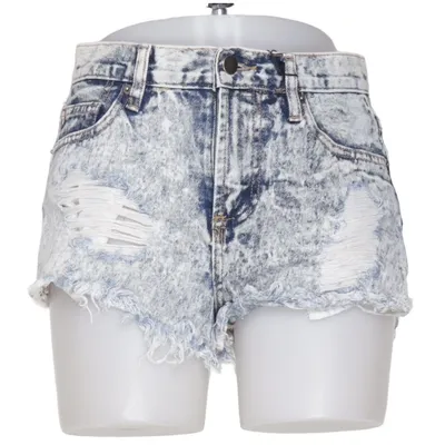 Denim shorts (Blue) from Forever 21 Cotton