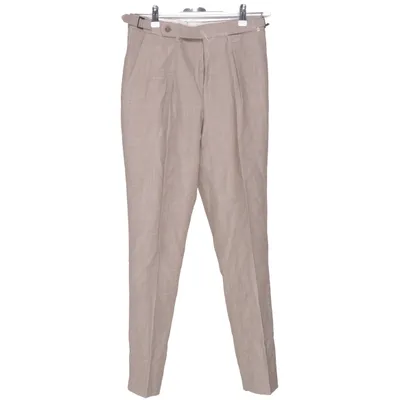 Suit pants (Beige) from Berg & Berg Wool