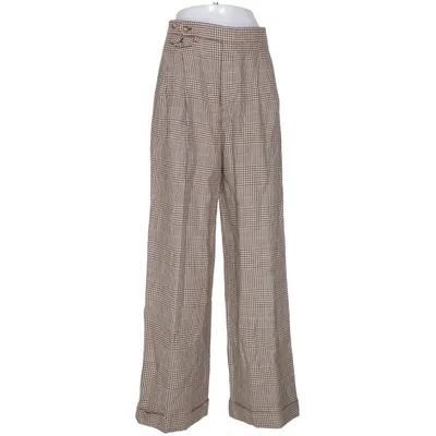 Palazzohose (Braun, Beige) von Polo Ralph Lauren Baumwolle, Leinen