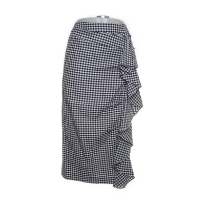 Skirt (Black, White) from Madeleine Cotton, Polyester