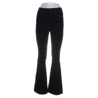 Manchesterbyxor (Svart) från Massimo Dutti Bomull, Viskos