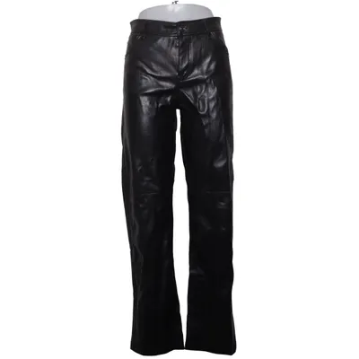 Pants (Black) from Bershka Polyurethane