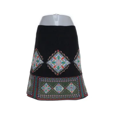 Rok (Zwart, Meerkleurig) van Desigual Elastaan, Polyamide, Polyester