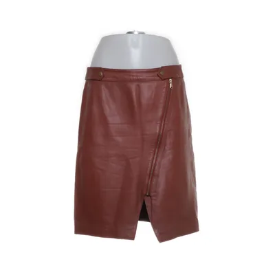 Läderkjol (Brun) från Rue de Femme Polyester, Skinn