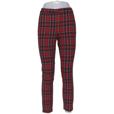 Pants (Red, Blue) from Zara Elastane, Polyester, Viscose
