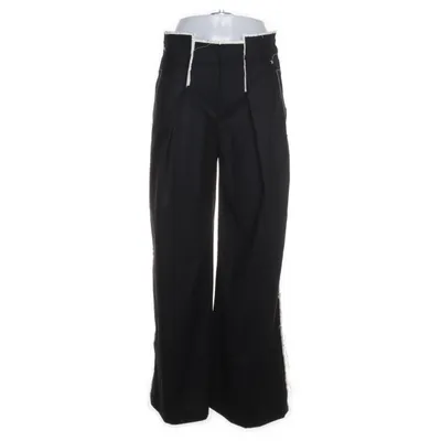 Pants (Black) from Bershka Polyester, Viscose