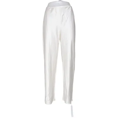 Palazzobyxor (Vit) från Reformation Acetat, Polyester