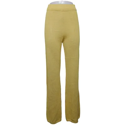 Palazzo pants (Yellow) from Sluiz Ibiza Metallic fiber, Polyamide, Viscose