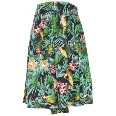 Skirt (Black, Green, Multicolored) from Laura Byrnes Cotton, Elastane
