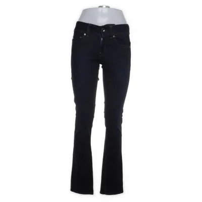 Spijkerbroek (Blauw) van Raw Katoen, Elastaan, Polyester, Leer