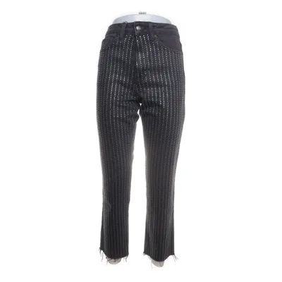 Spijkerbroek (Zwart, Zilver) van Topshop Katoen, Elastaan, Polyester