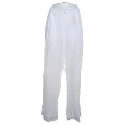Pants (White) from Premium Quality Gina Tricot Linen
