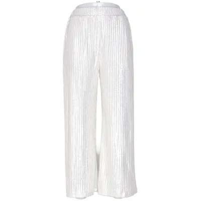 Palazzohose (Silber) von Lascana Elasthan, Polyester